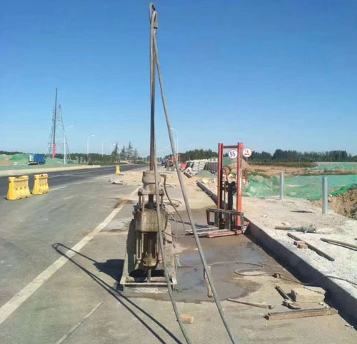 全椒公路高聚物注浆加固